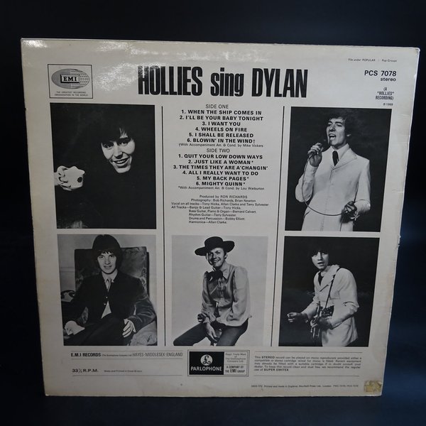 The Hollies – Hollies Sing Dylan  LP
