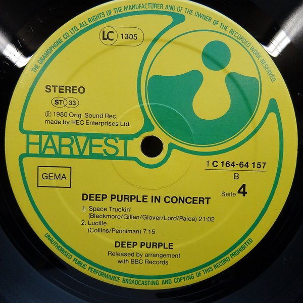 Deep Purple – In Concert   2xLP