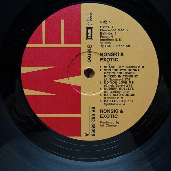 Ronski & Exotic – Ronski & Exotic  LP