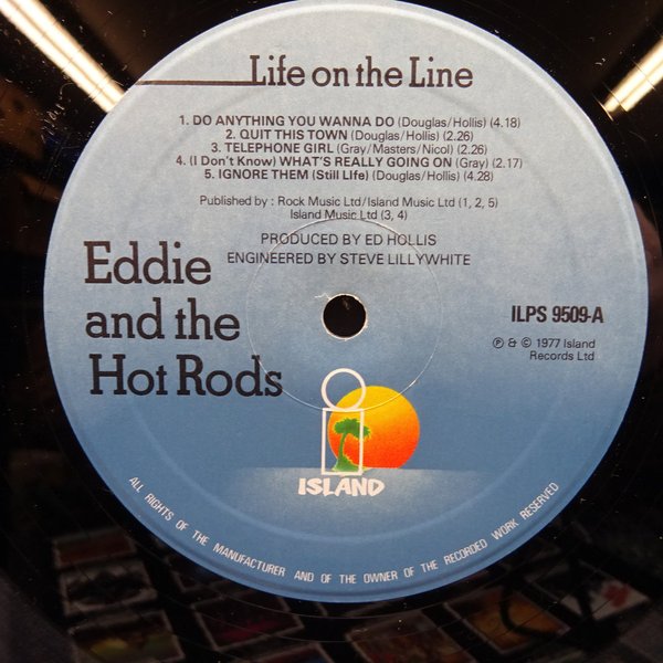 Eddie And The Hot Rods – Life On The Line  LP