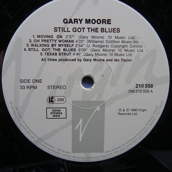 Gary Moore – Still Got The Blues  LP