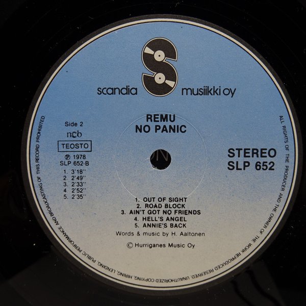 Remu – No Panic  LP