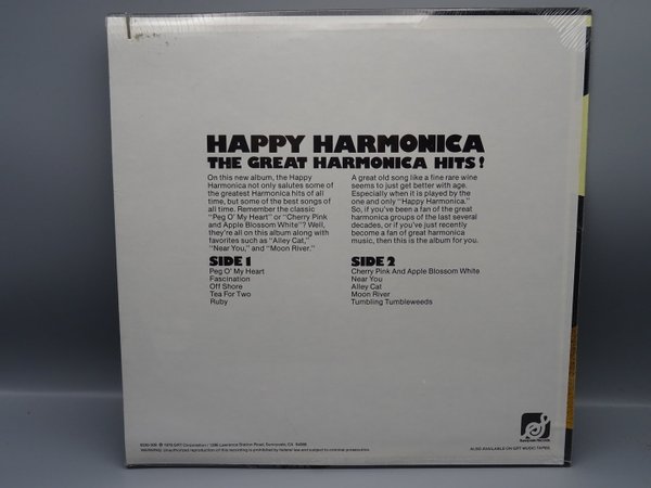 Happy Harmonica ‎– The Great Harmonica Hits!