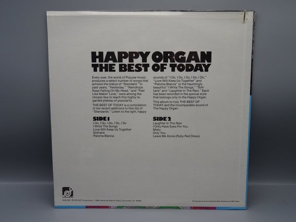 Happy Organ ‎– The Best Of Today