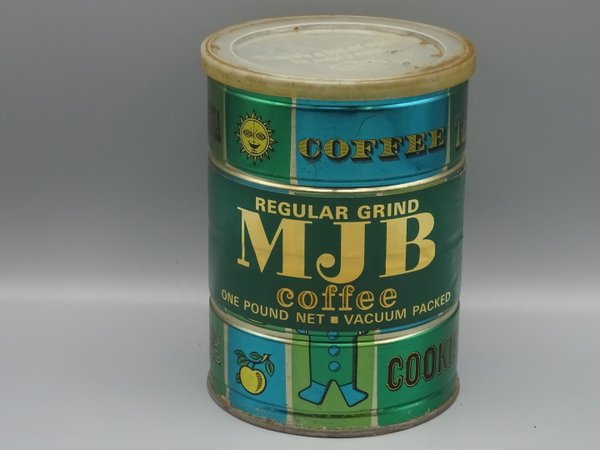 Peltipurkki MJB-coffee