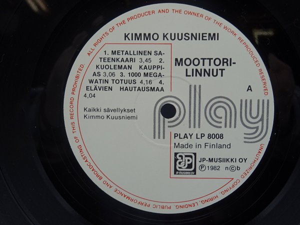 Kimmo Kuusniemi Band ‎– Moottorilinnut