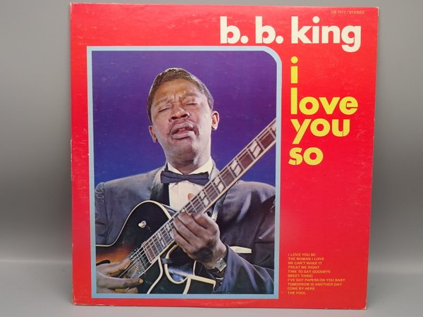 King, B.B. : I Love You So  LP