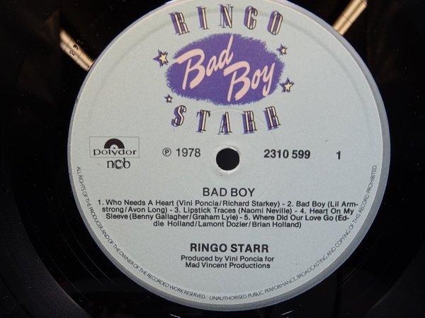 Ringo Starr Bad Boy LP