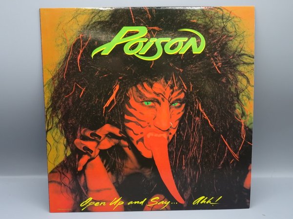 Poison ‎– Open Up And Say ...Ahh! LP