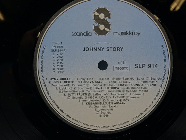 Johnny  ‎– Johnny Story LP