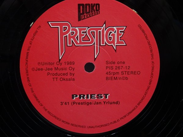 Prestige  ‎– Priest LP