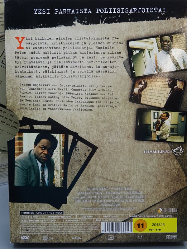 Homicide - Pelon Kadut 1 - DVD-box