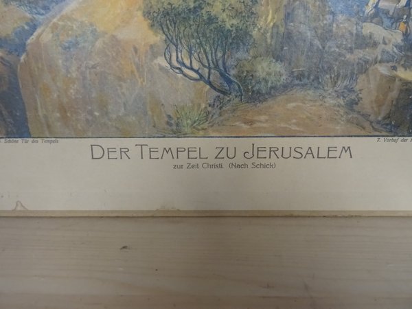 Opetustaulu "Jerusalemin Temppeli"