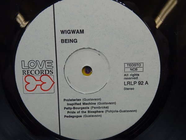 Wigwam – Being LP