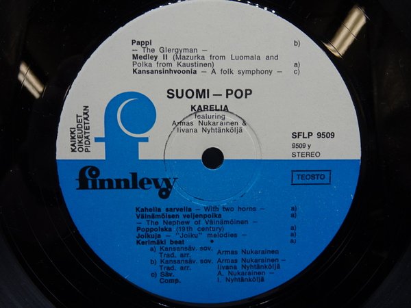 Karelia : Suomi Pop LP