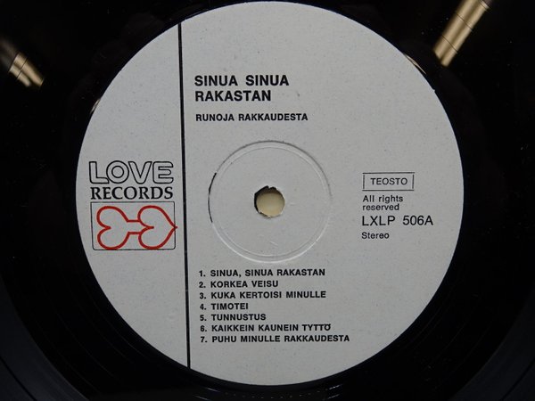 Various – Sinua Sinua Rakastan LP