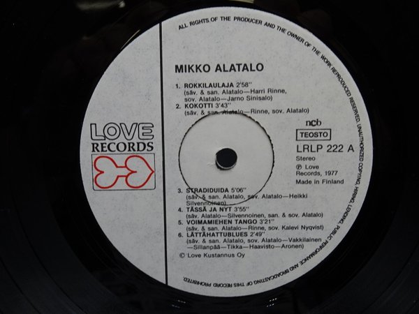 Mikko Alatalo – Rokkilaulaja LP
