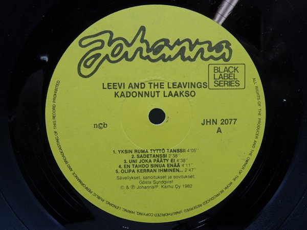 Leevi And The Leavings – Kadonnut Laakso LP
