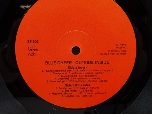 Blue Cheer – Outside Inside LP