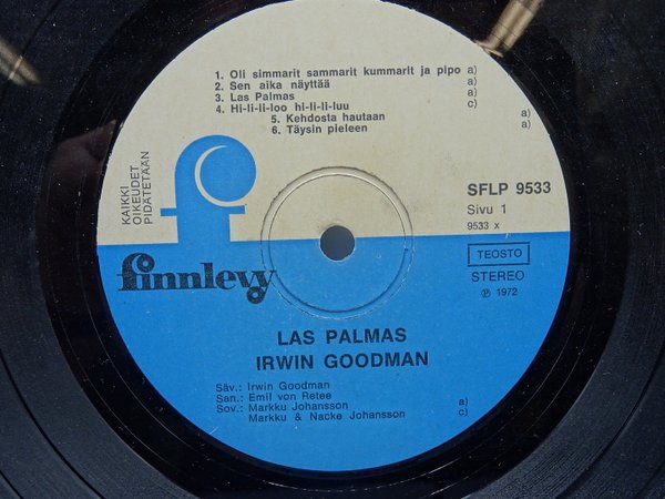 Irwin Goodman – Las Palmas LP