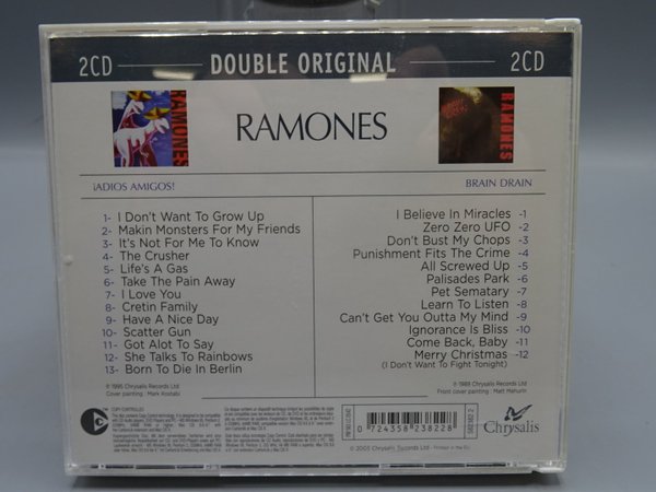 The Ramones – Brain Drain / Adios Amigos 2XCD
