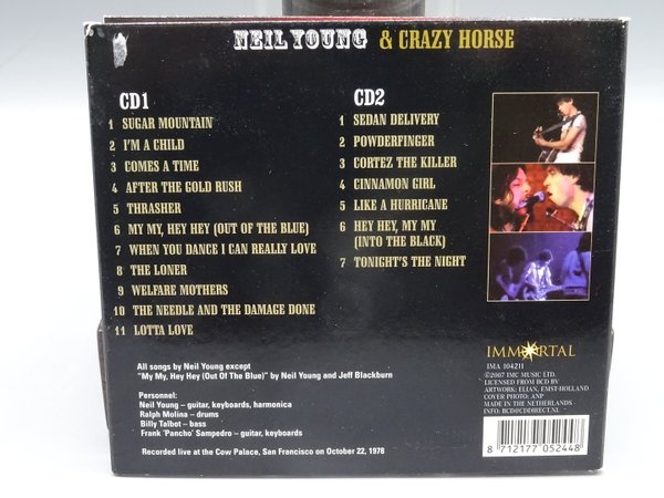 Neil Young & Crazy Horse – Live In San Francisco  2XCD