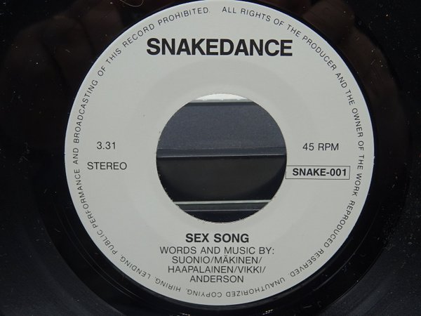 Snakedance – Sex Song  7"