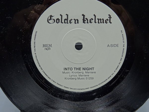 Golden Helmet ‎– Into The Night / Closer To Me 7"