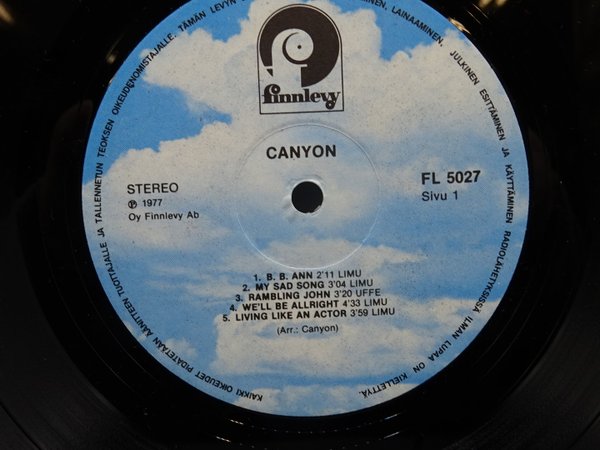 Canyon  – Canyon LP