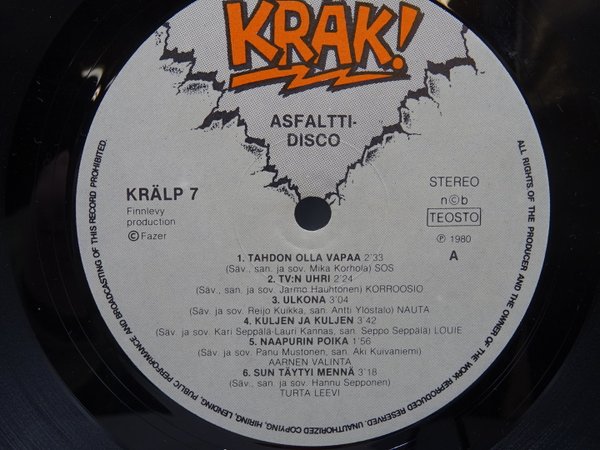 Various – Asfalttidisco LP