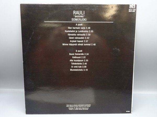 Rauli "Badding" Somerjoki ‎– Sävel Rakkauden LP