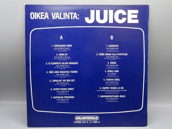 Juice Leskinen – Oikea Valinta: Juice (Juicen 14 Parasta Puolta) LP