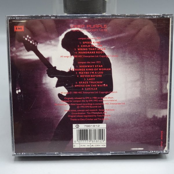 Deep Purple – In Concert 2xCD