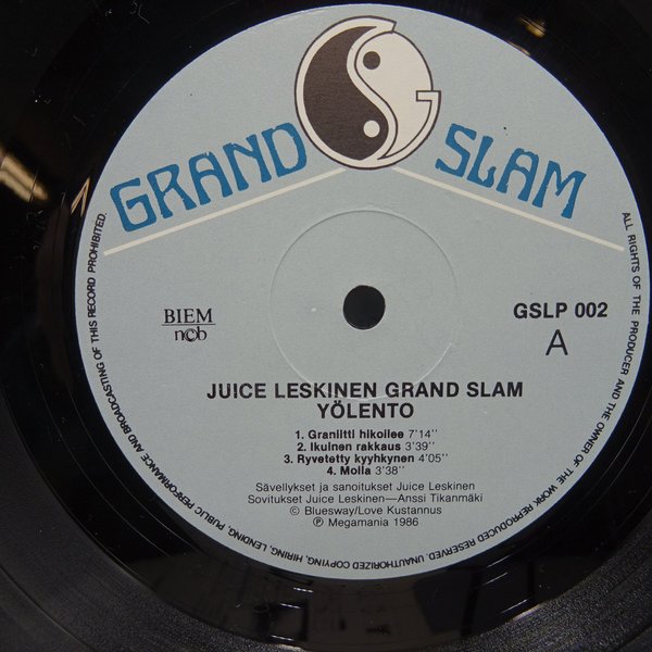 Juice Leskinen Grand Slam – Yölento 2xLP