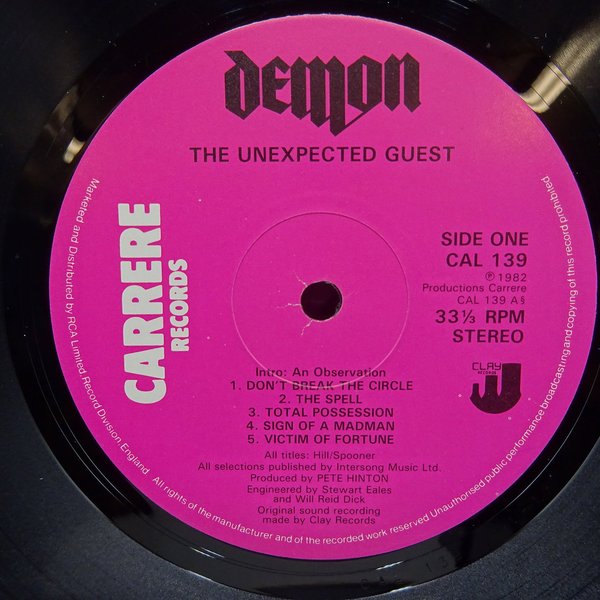 Demon  – The Unexpected Guest LP