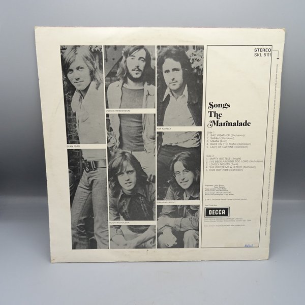 The Marmalade – Songs LP