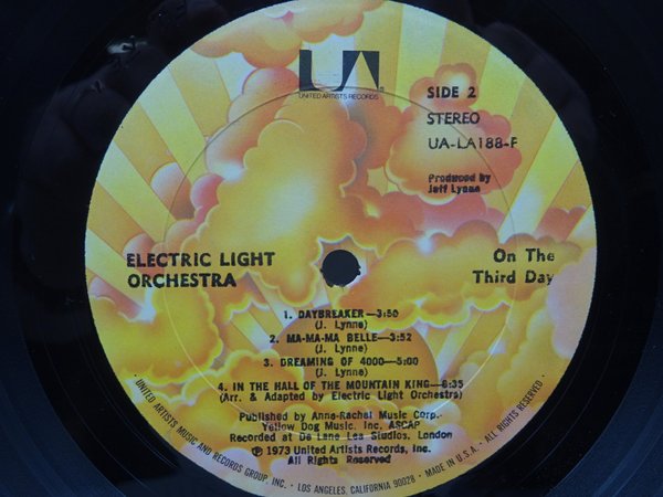 Electric Light Orchestra – On The Third Day LP