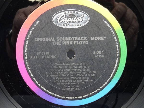 Pink Floyd – Soundtrack From The Film "More" LP