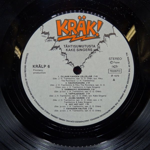 Kake Singers – Tähtisumutusta LP