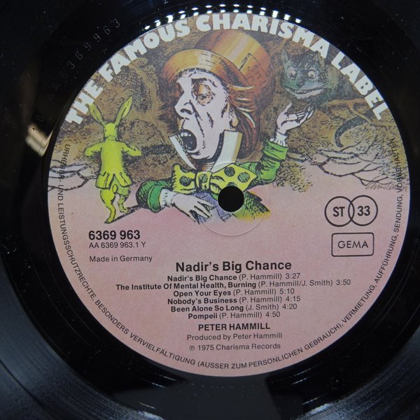 Peter Hammill – Nadir's Big Chance LP