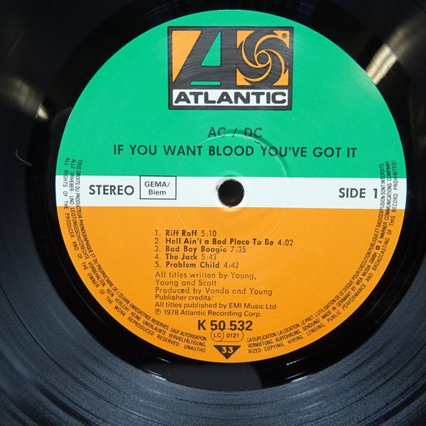 AC/DC – If You Want Blood You've Got It LP