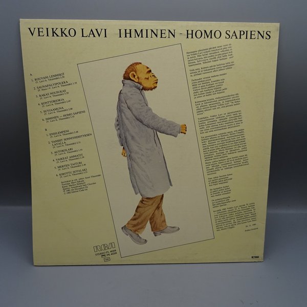 Veikko Lavi – Ihminen - Homo sapiens LP