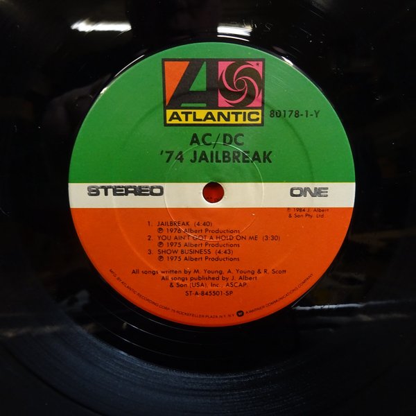 AC/DC – '74 Jailbreak  LP