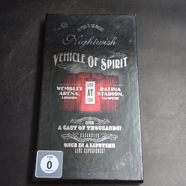 NIGHTWISH - Vehicle of spirit - 3DVD box